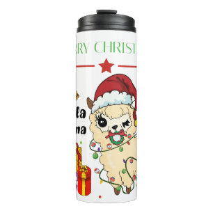 Termo Taza térmica de Llama de Navidad