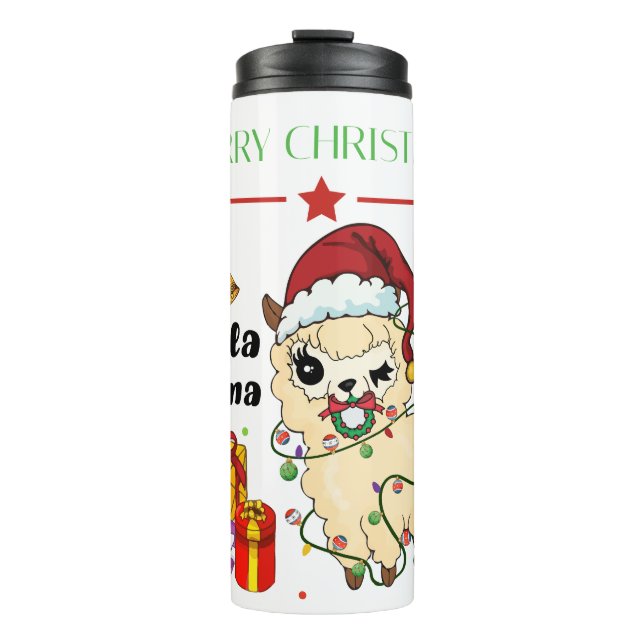 Termo Taza térmica de Llama de Navidad (Anverso)