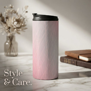 Termo Taza térmica de luz abstracta: diseño único