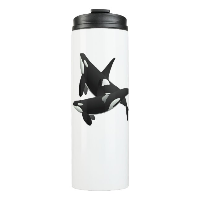 Termo Taza térmica de orca asesina (Anverso)