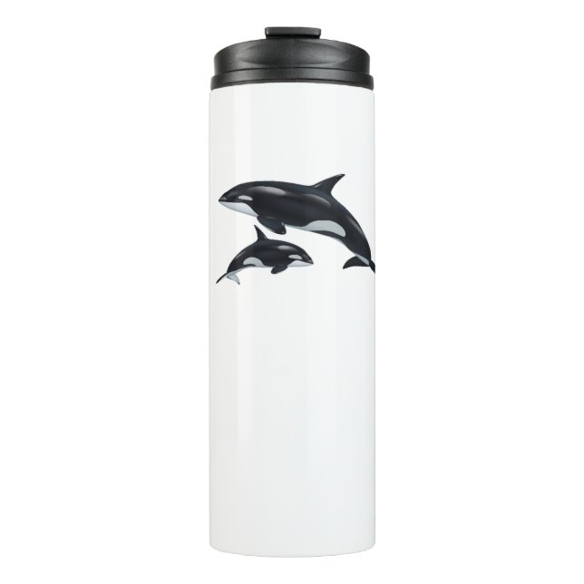 Termo Taza térmica de orca asesina (Anverso)