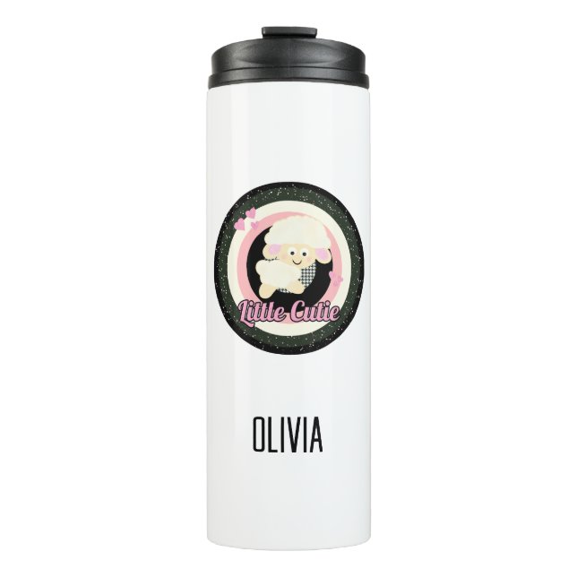 Termo Taza térmica de oveja linda (Anverso)