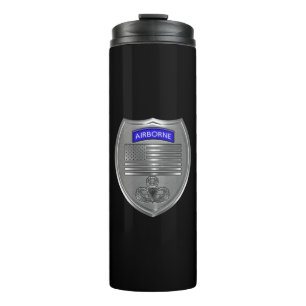 Termo Taza térmica de paracaidista aerotransportado de d