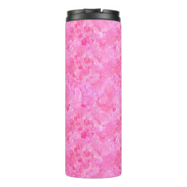 Termo Taza térmica de peonía rosa