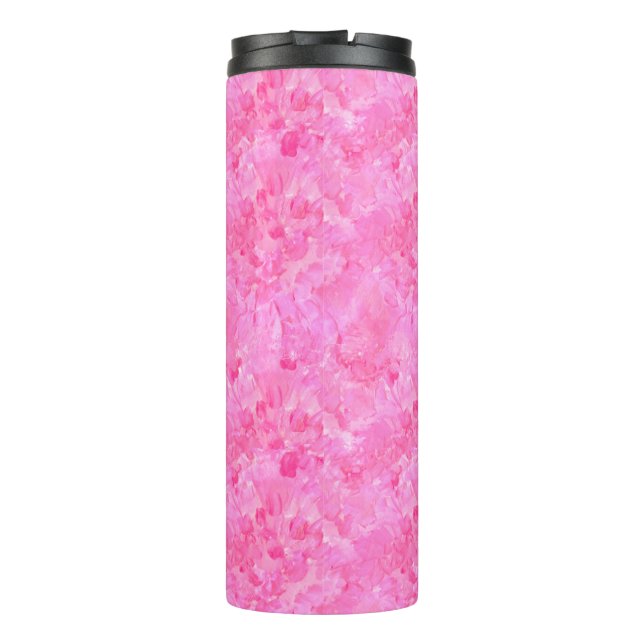 Termo Taza térmica de peonía rosa (Reverso)