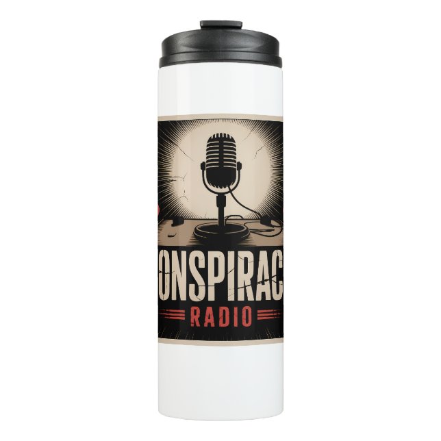Termo Taza térmica de radio conspiración (Anverso)