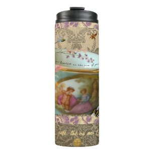 Termo Taza térmica de regalo romántico rococo