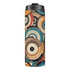 Termo Taza térmica de registros abstractos