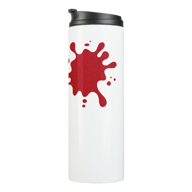 Termo Taza térmica de salpicadura roja personalizada 16  (Rotado hacia la derecha)