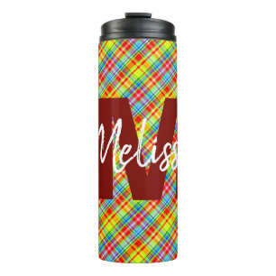 Termo Taza térmica de verano brillante personalizada con