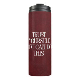Termo Taza térmica de viaje motivacional granate