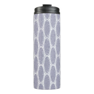 Termo Taza térmica de wisteria con chevron Art Deco