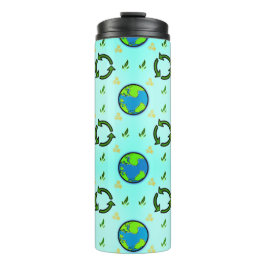 Termo Taza térmica del Día de la Tierra Feliz