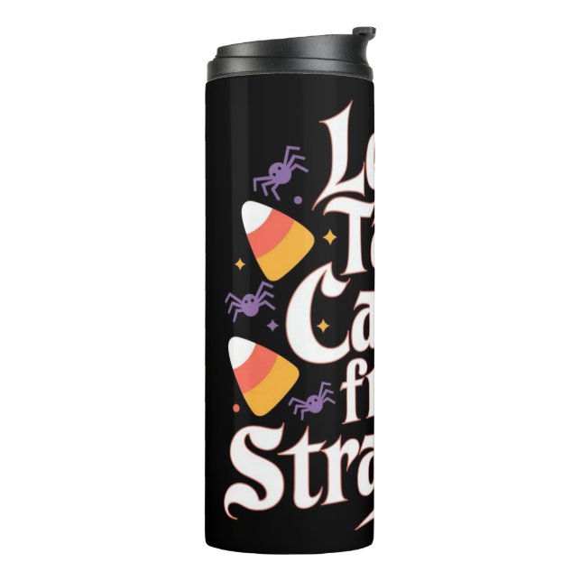 Termo Taza térmica divertida de Halloween para caramelos (Rotado hacia la izquierda)