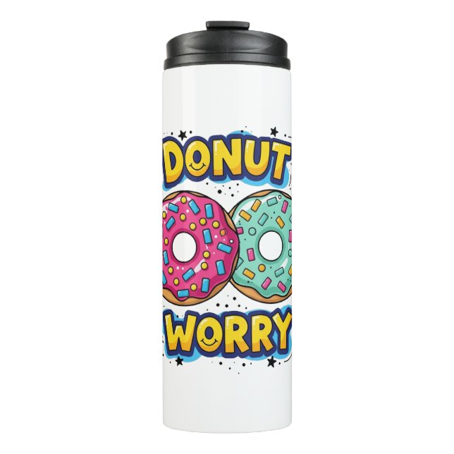 Termo Taza térmica Donut Worry (Anverso)