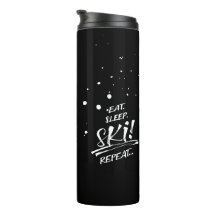 Taza térmica Eat Sleep Ski Repeat