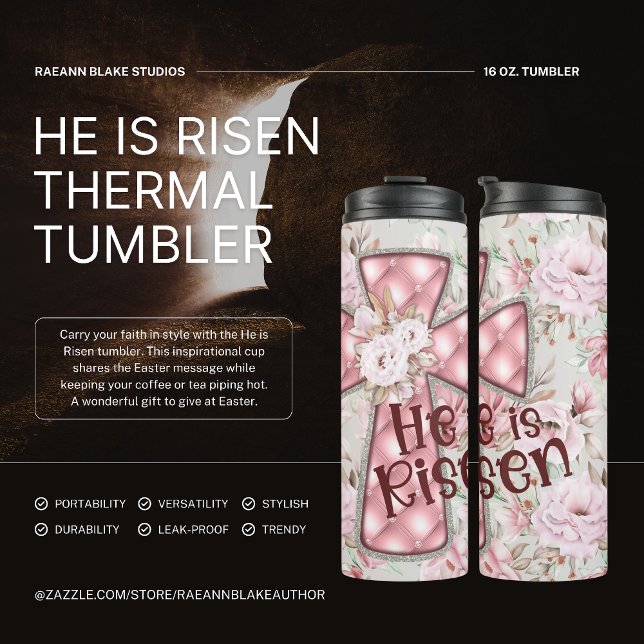Termo Taza térmica Él ha Resucitado (Subido por el creador)