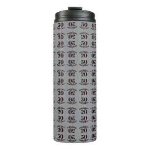 Termo Taza térmica elegante de 50 años y aplausos