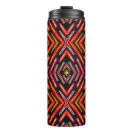 Termo Taza térmica Fiery Red Flame Orange Black 