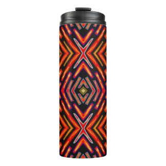 Termo Taza térmica Fiery Red Flame Orange Black