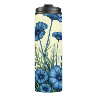 Termo Taza térmica floral elegante para amantes del café