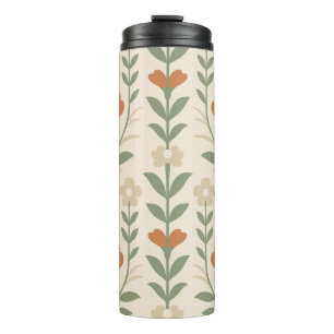 Termo Taza térmica floral escandinava