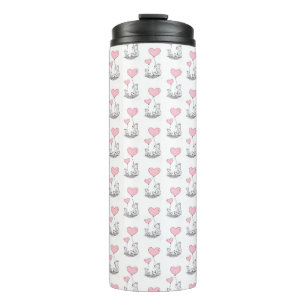 Termo Taza térmica Foxy Pink Hearts