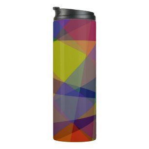 Termo Taza térmica geométrica oscura