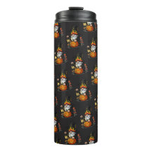 Taza térmica Gnome de Halloween