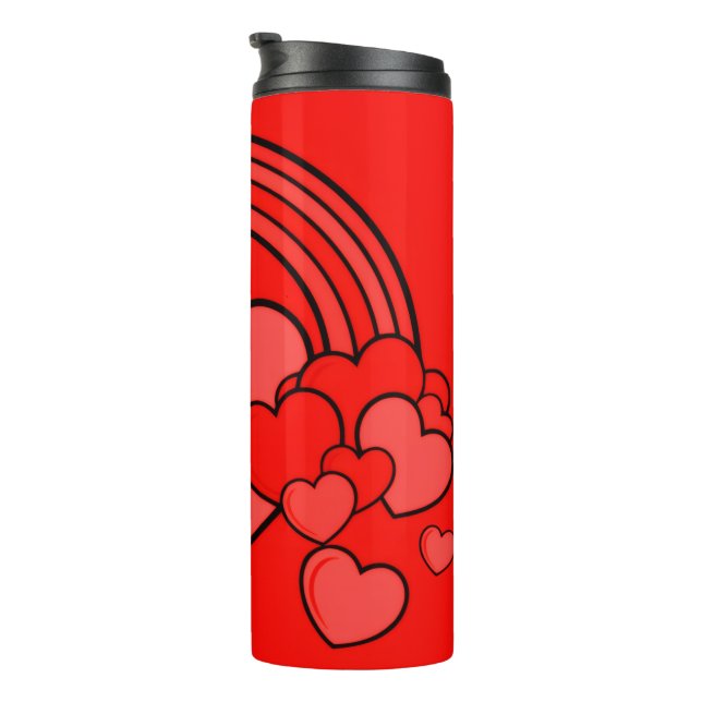 Termo Taza térmica 'Hearts' Galore' (Rotado hacia la derecha)