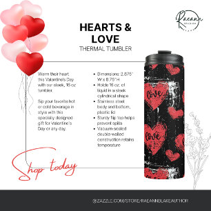 Termo Taza térmica Hearts & Love