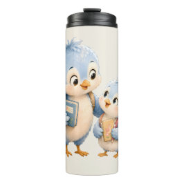 Termo Taza Térmica Hermanos Pájaro Azul
