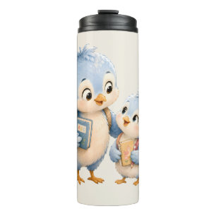 Termo Taza Térmica Hermanos Pájaro Azul