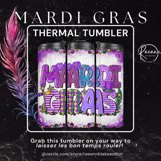 Termo Taza térmica inspirada en Mardi-Gras (Subido por el creador)