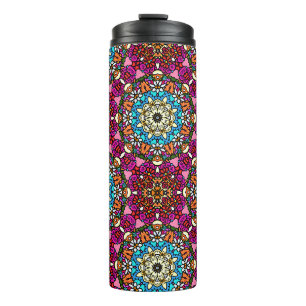 Termo Taza Térmica Jardín Groovy Flower Power