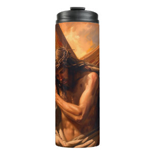 Termo Taza térmica Jesús lleva la cruz