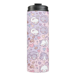 Termo Taza térmica Kawaii de gatos dormilones