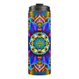 Termo Taza térmica Mandala Azul