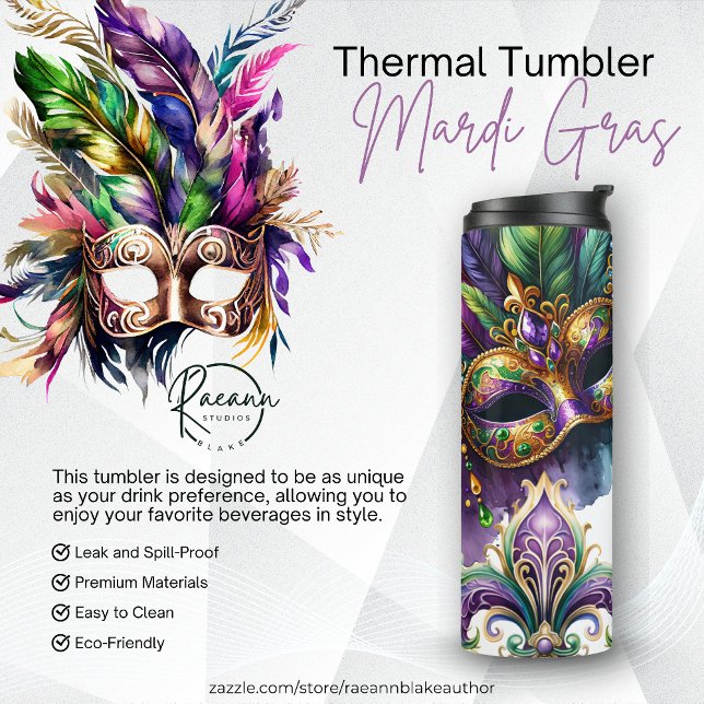 Termo Taza térmica Mardi Gras (Subido por el creador)