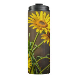 Termo Taza térmica (Margaritas amarillas)
