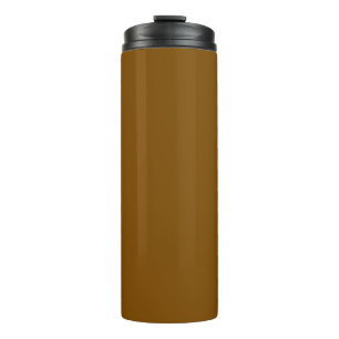 Termo Taza Térmica Marrón Sólido