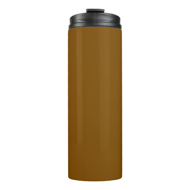 Termo Taza Térmica Marrón Sólido (Anverso)