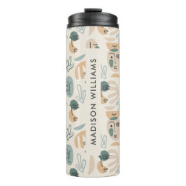 Termo Taza térmica moderna minimalista con monograma