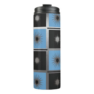 Termo Taza térmica moderna Starburst y cuadrados