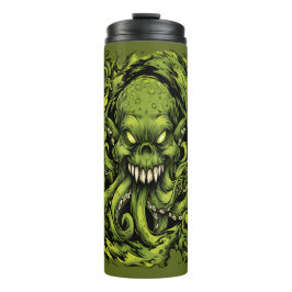 Termo Taza térmica monstruo tentáculo verde espeluznante