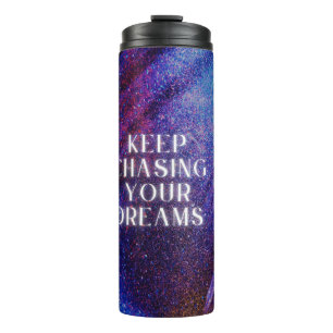Termo Taza térmica motivacional Galaxia Púrpura