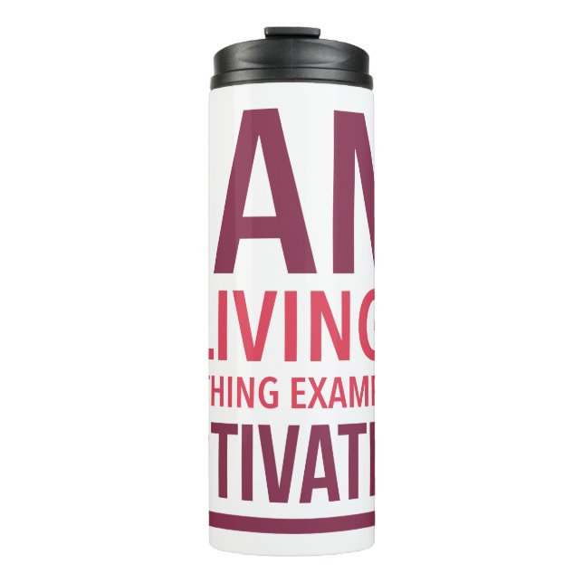 Termo Taza térmica motivacional tipográfica (Anverso)
