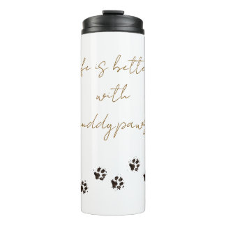 Termo Taza térmica Muddy Dog Paws