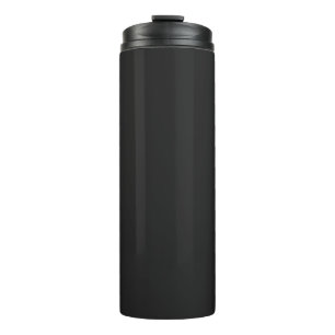 Termo Taza térmica negra elegante para bebidas calientes