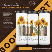 Taza térmica para amantes de los libros Booktrover